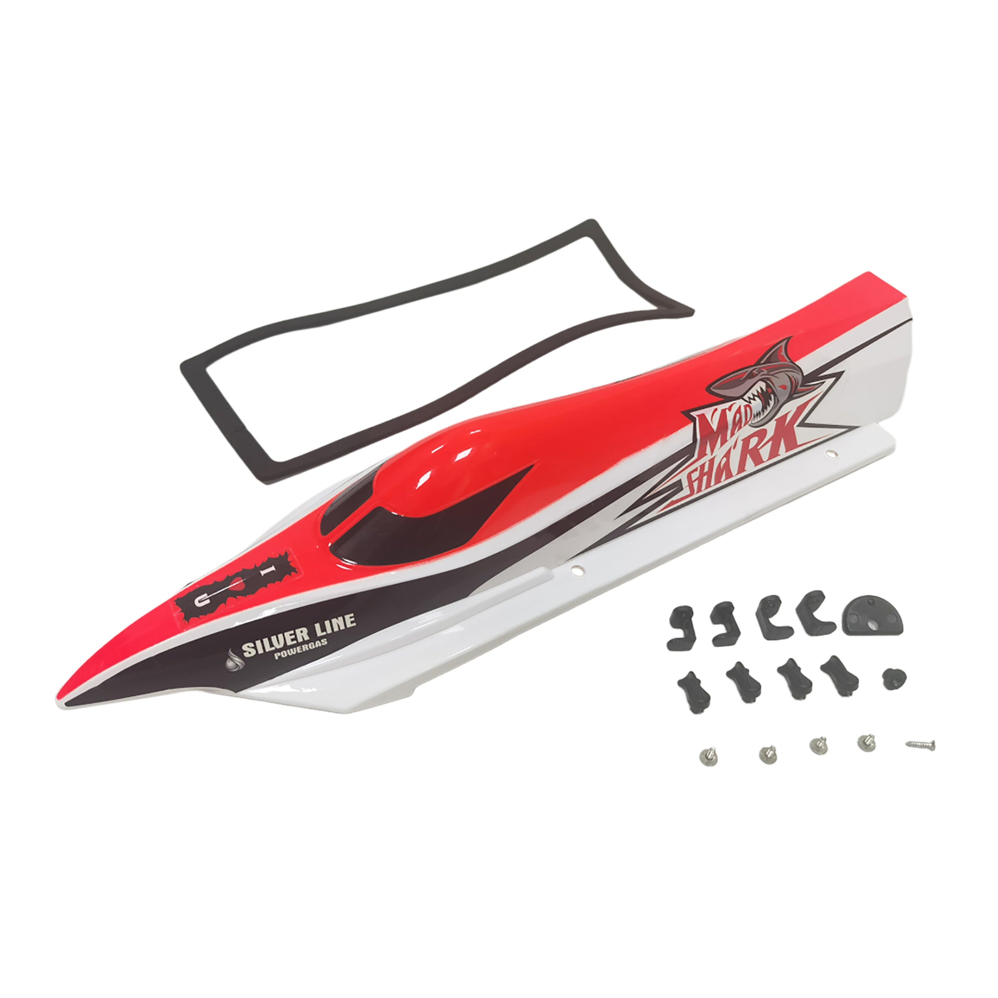 Joysway Mad Shark Deck & Water Proof Gasket with Plastic Lock Set